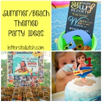 Summer/Beach Themed Party Ideas